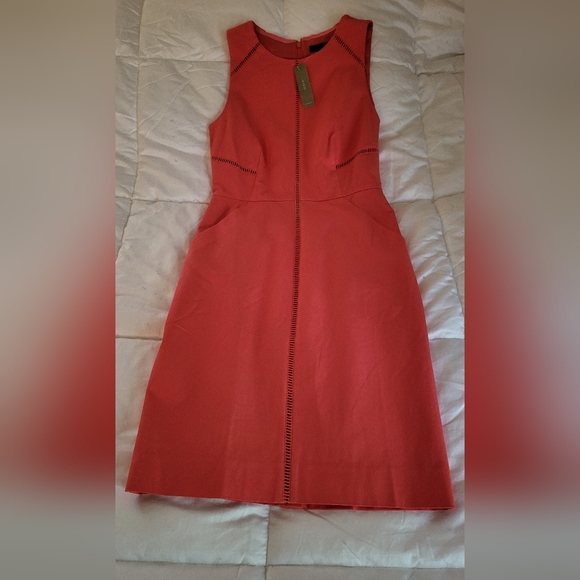 J. Crew Dresses & Skirts - J.Crew dress linen orange size 4nwt